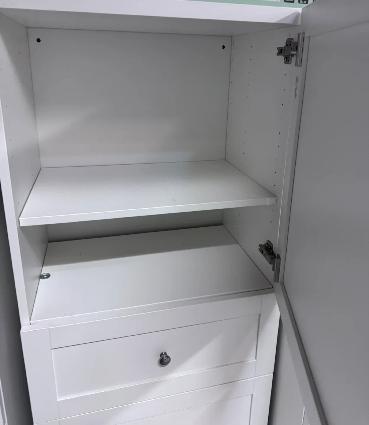 White Wardrobe with Drawers image indicator(2)
