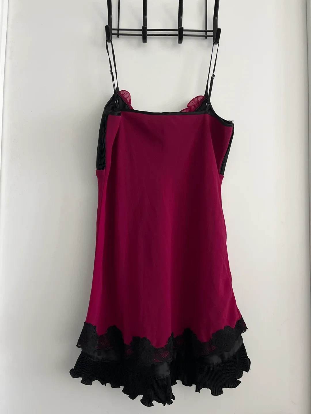 Burgundy & Black Lingerie Set image indicator(2)