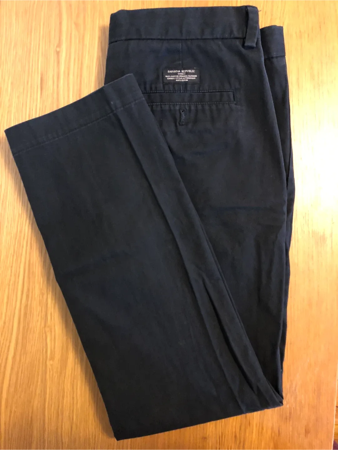 Men’s Black Banana Republic Aiden Fit Pants 33x30 image indicator(5)
