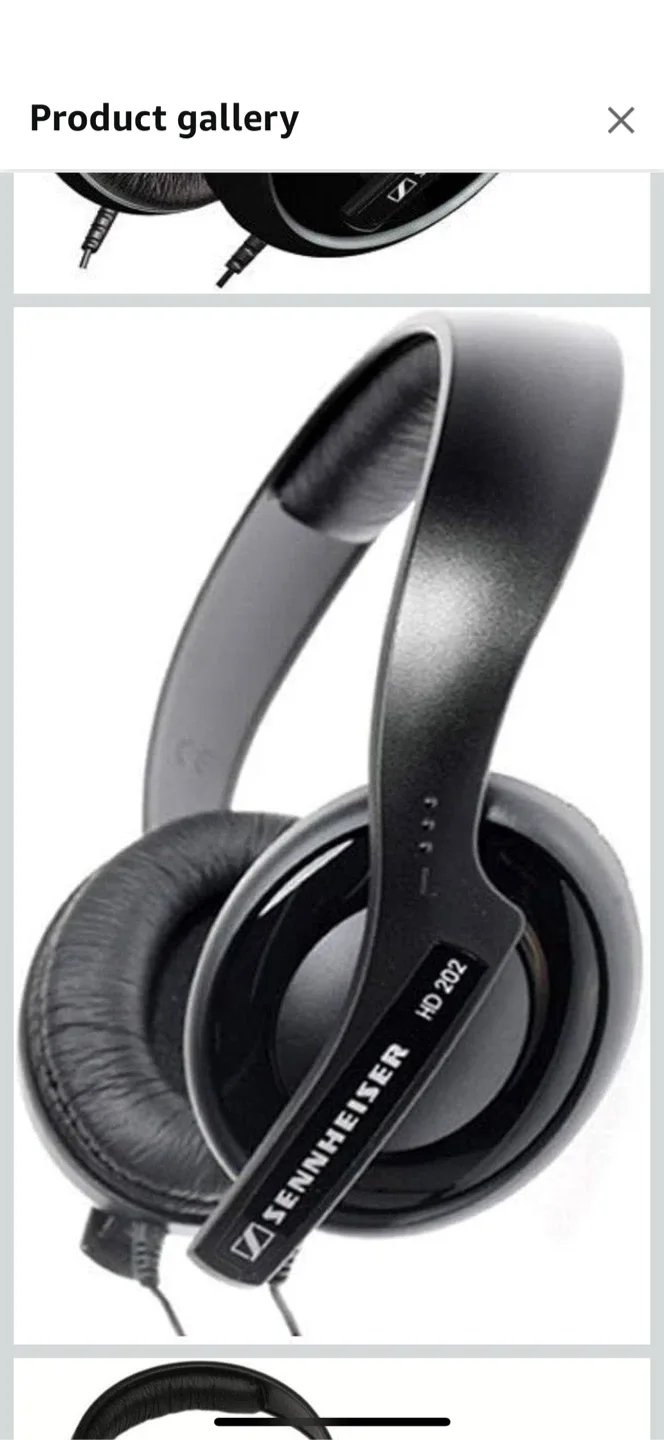 Sennheiser HD 202 Headphones image indicator(2)