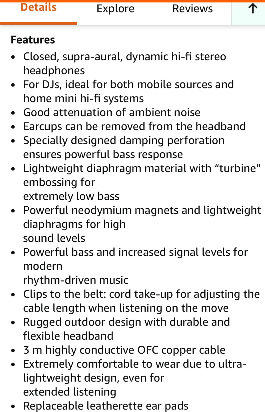 Sennheiser HD 202 Headphones image indicator(9)