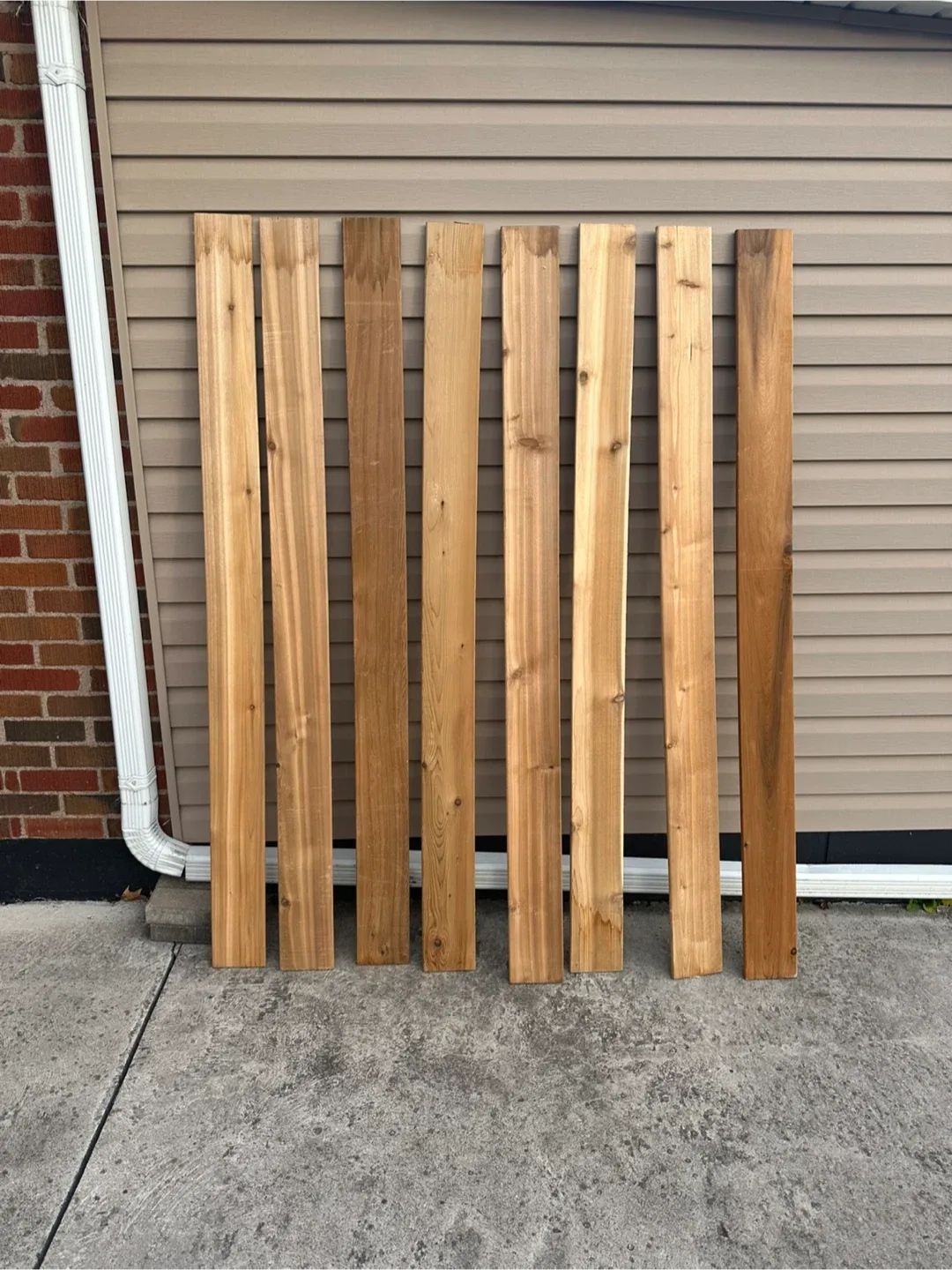 1x6 Cedar Wooden Fence Boards
