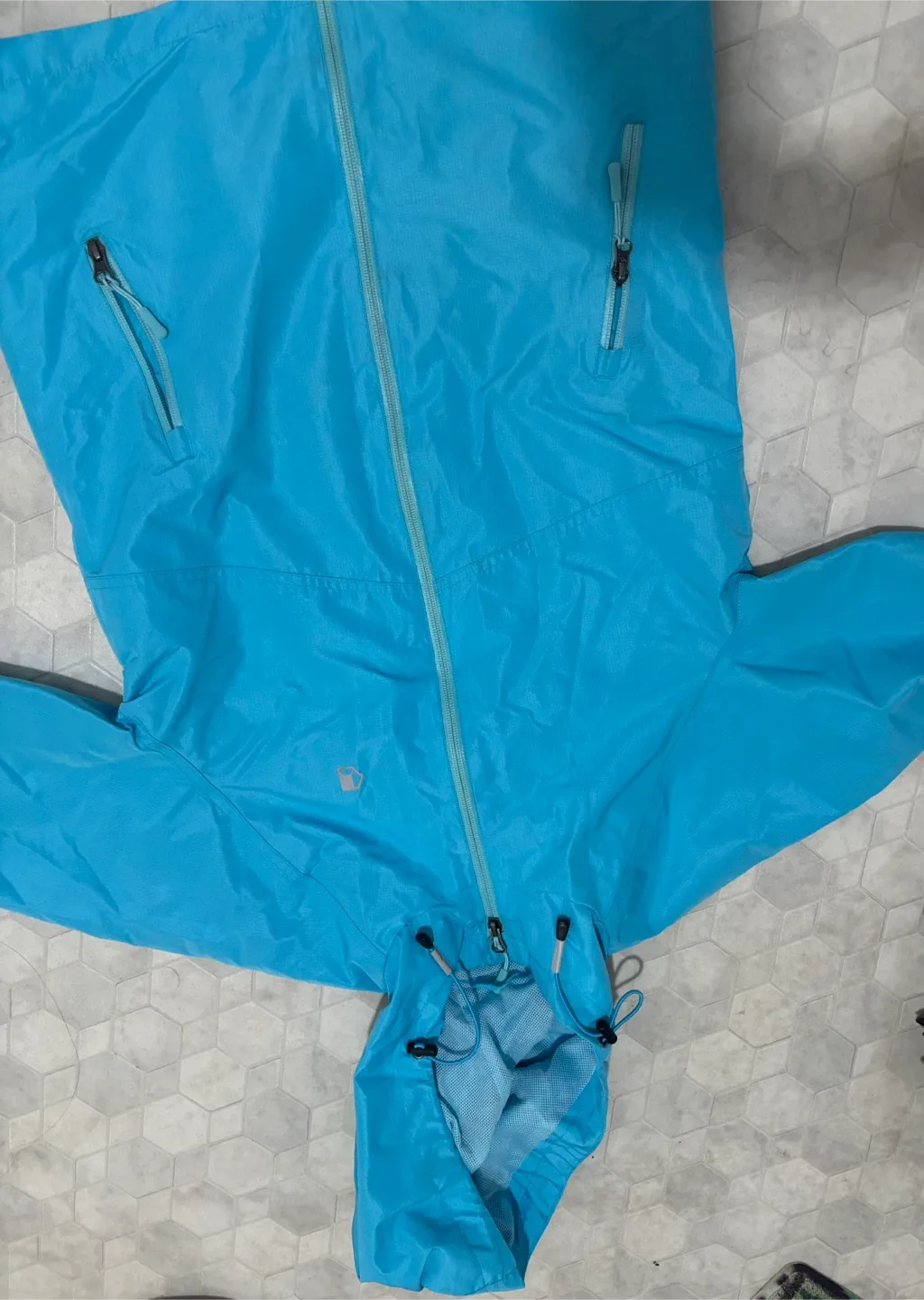 Turquoise Windbreaker Jacket