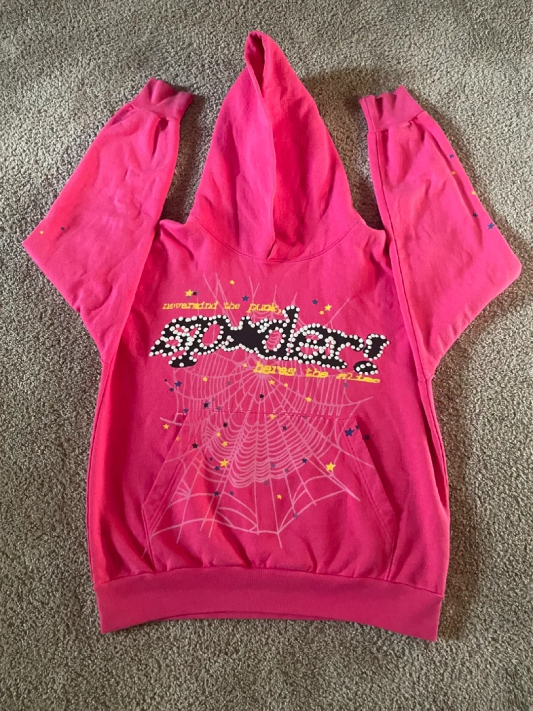 Pink Spider Hoodie