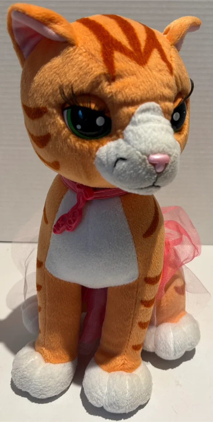 Vintage 2006 Barbie Pet Cat Twyla Plush Purrs & Talks Mattel