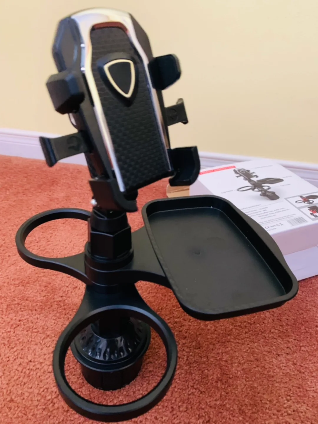 Car Cup Holder Expander with Tray image indicator(2)