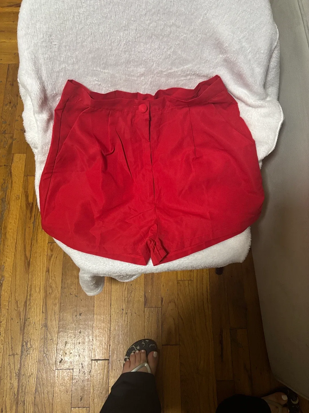 SHEIN Red Corset & Shorts - Size M image indicator(4)