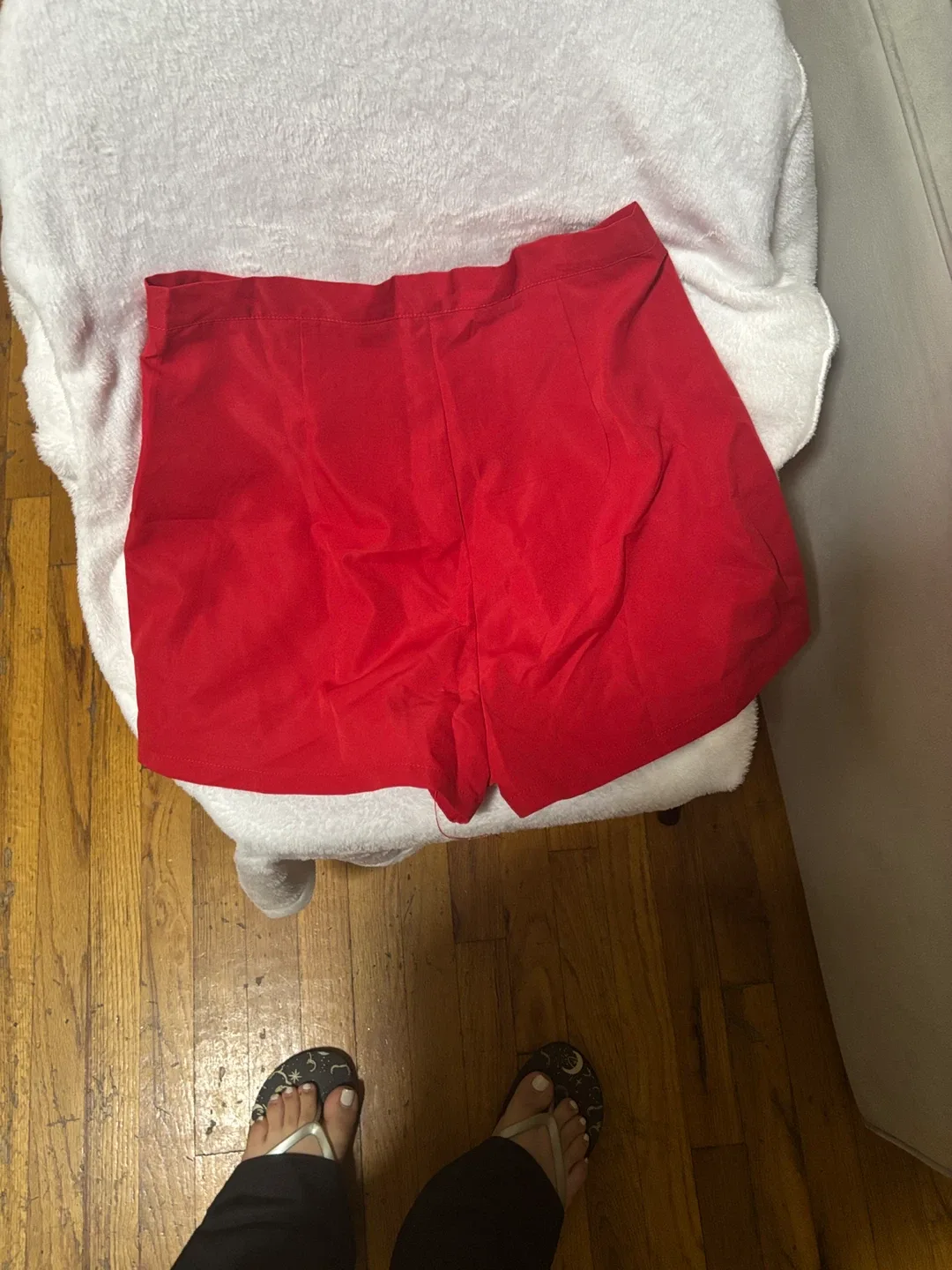 SHEIN Red Corset & Shorts - Size M image indicator(6)