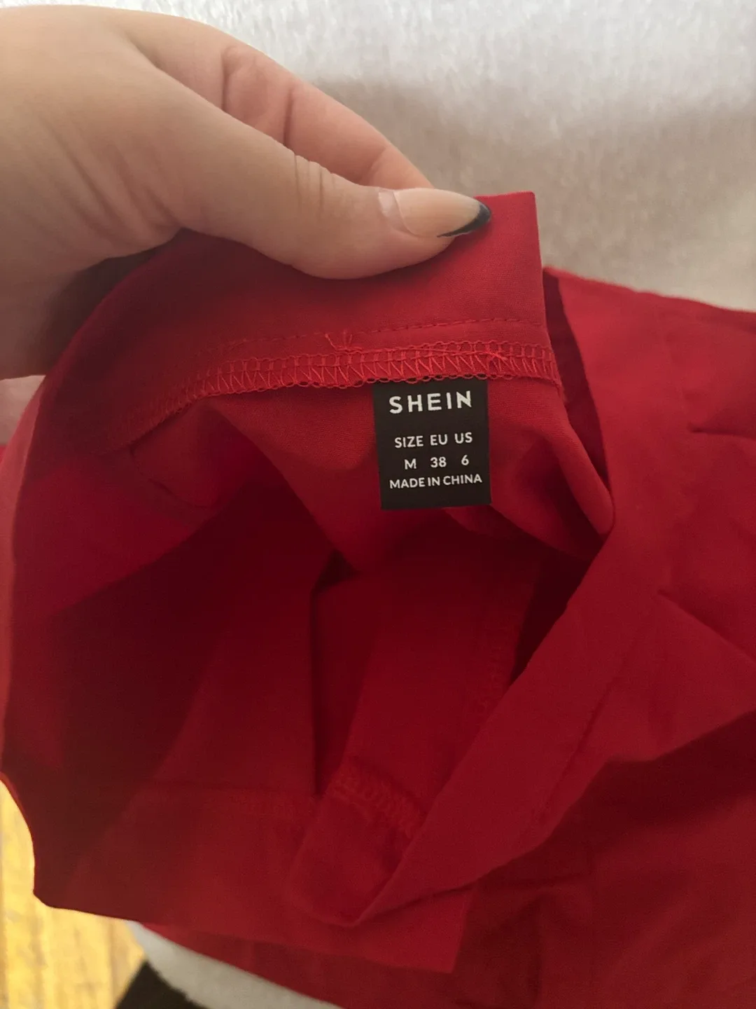 SHEIN Red Corset & Shorts - Size M image indicator(5)