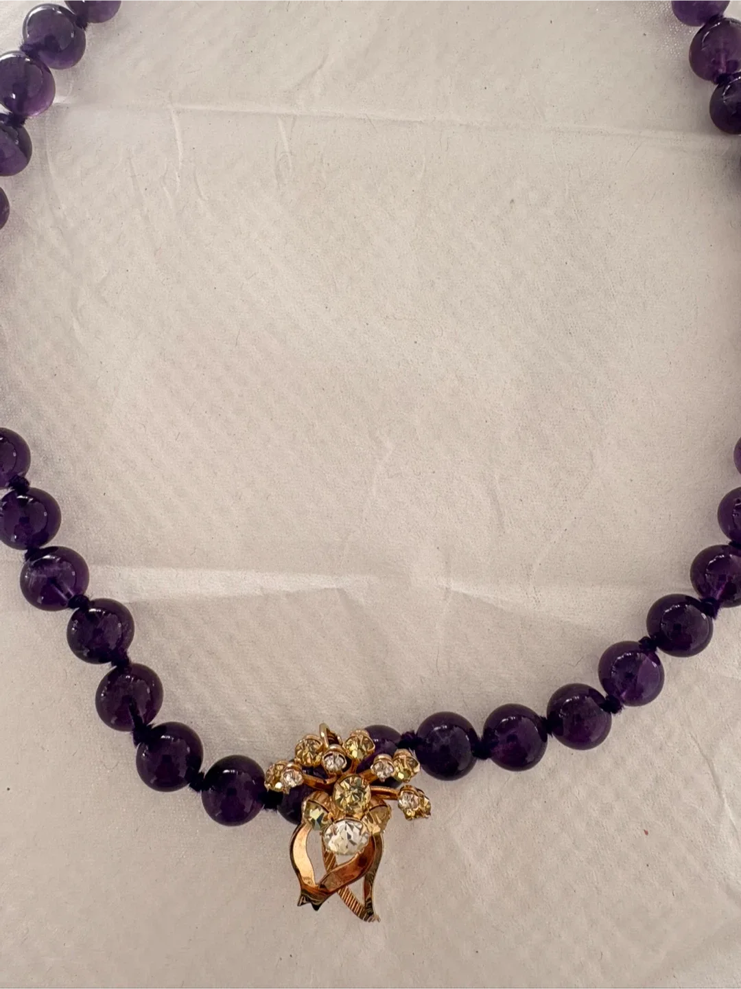 Amethyst Beaded Necklace image indicator(4)