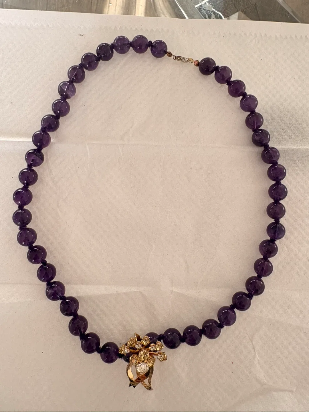 Amethyst Beaded Necklace