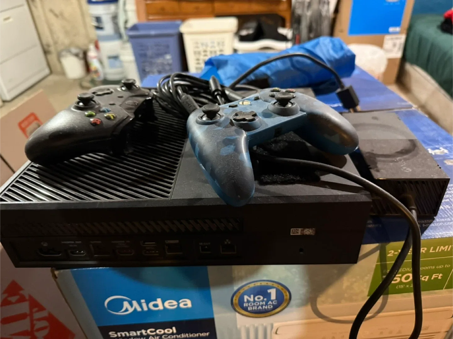 Xbox One with 2 Controllers