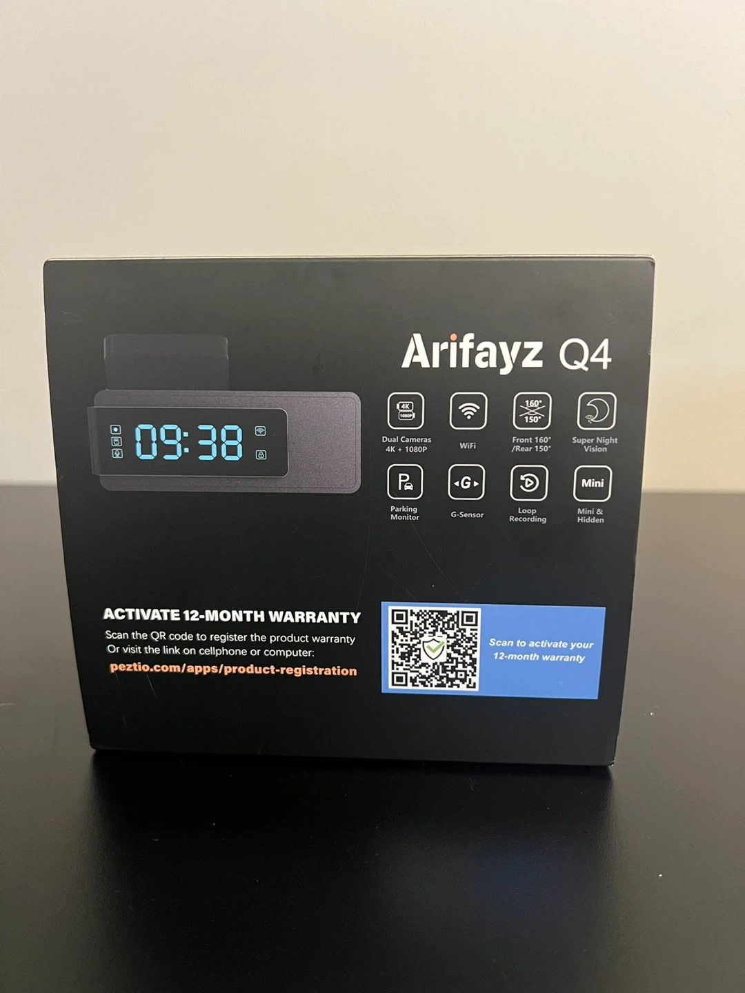 Arifayz Q4 4K Dual Channel Dash Cam - New in Box! - photo 2