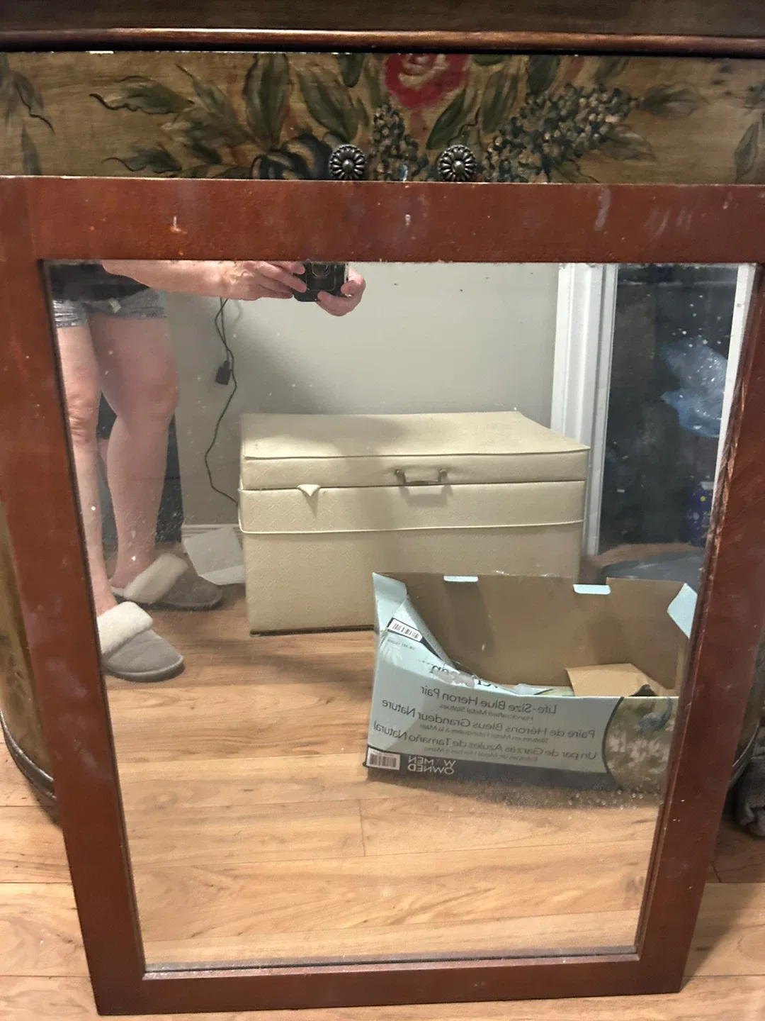 Wooden Framed Mirror