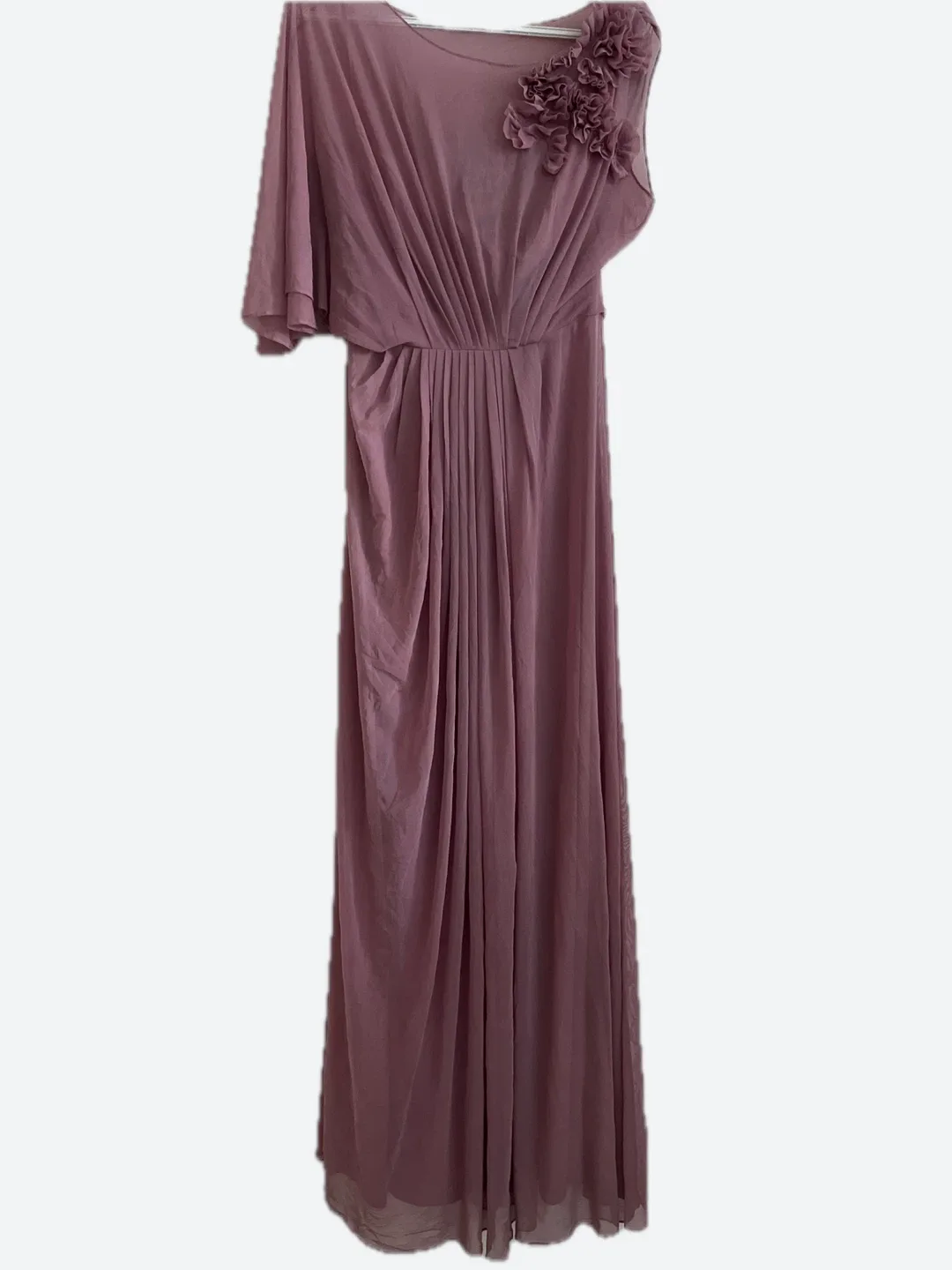 Mauve Formal Dress with Floral Detail
