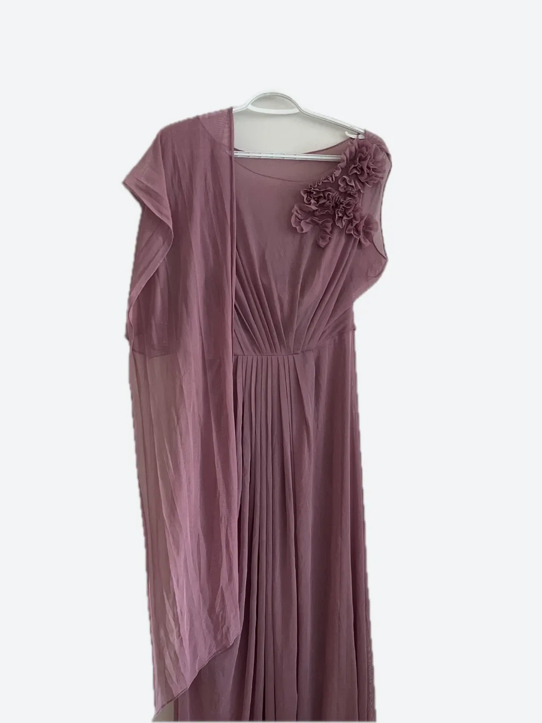 Mauve Formal Dress with Floral Detail image indicator(3)