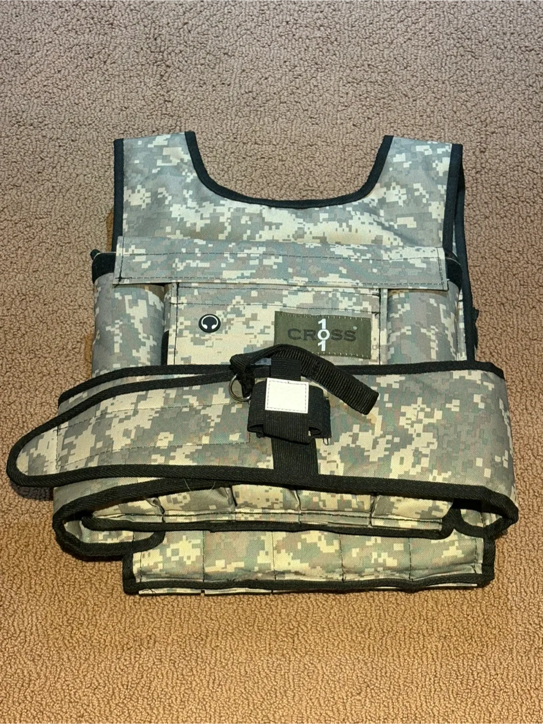 CROSS101 Weighted Vest (40lbs) CAMO