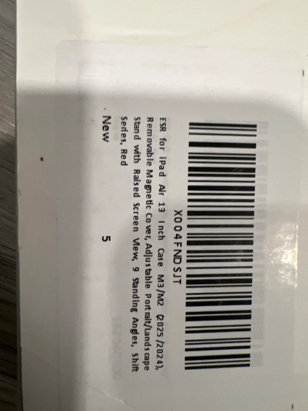 New ESR iPad Air 13" Case M3/M2 Red image indicator(3)