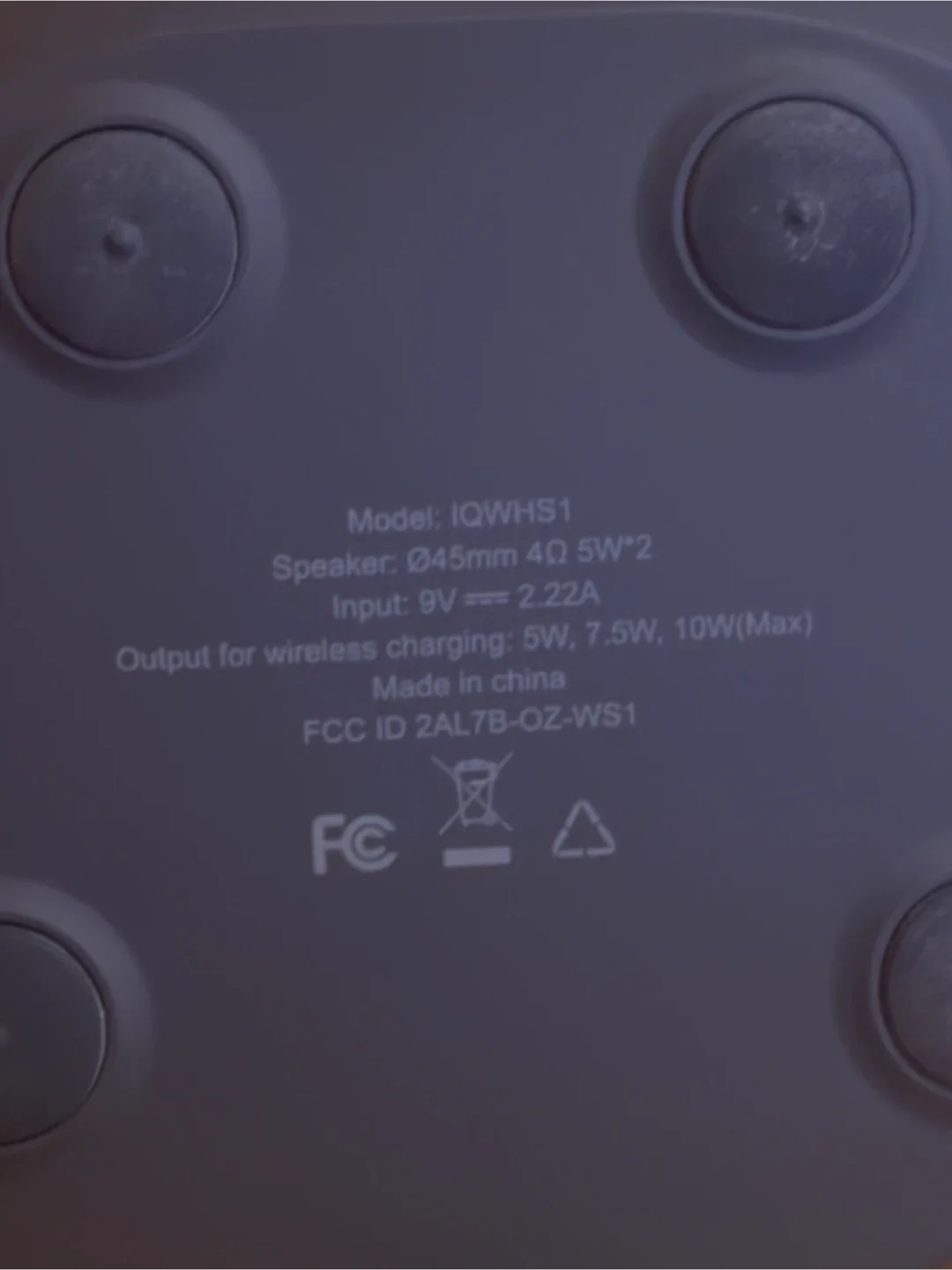 IQ Home Speaker IQWHS1 image indicator(3)