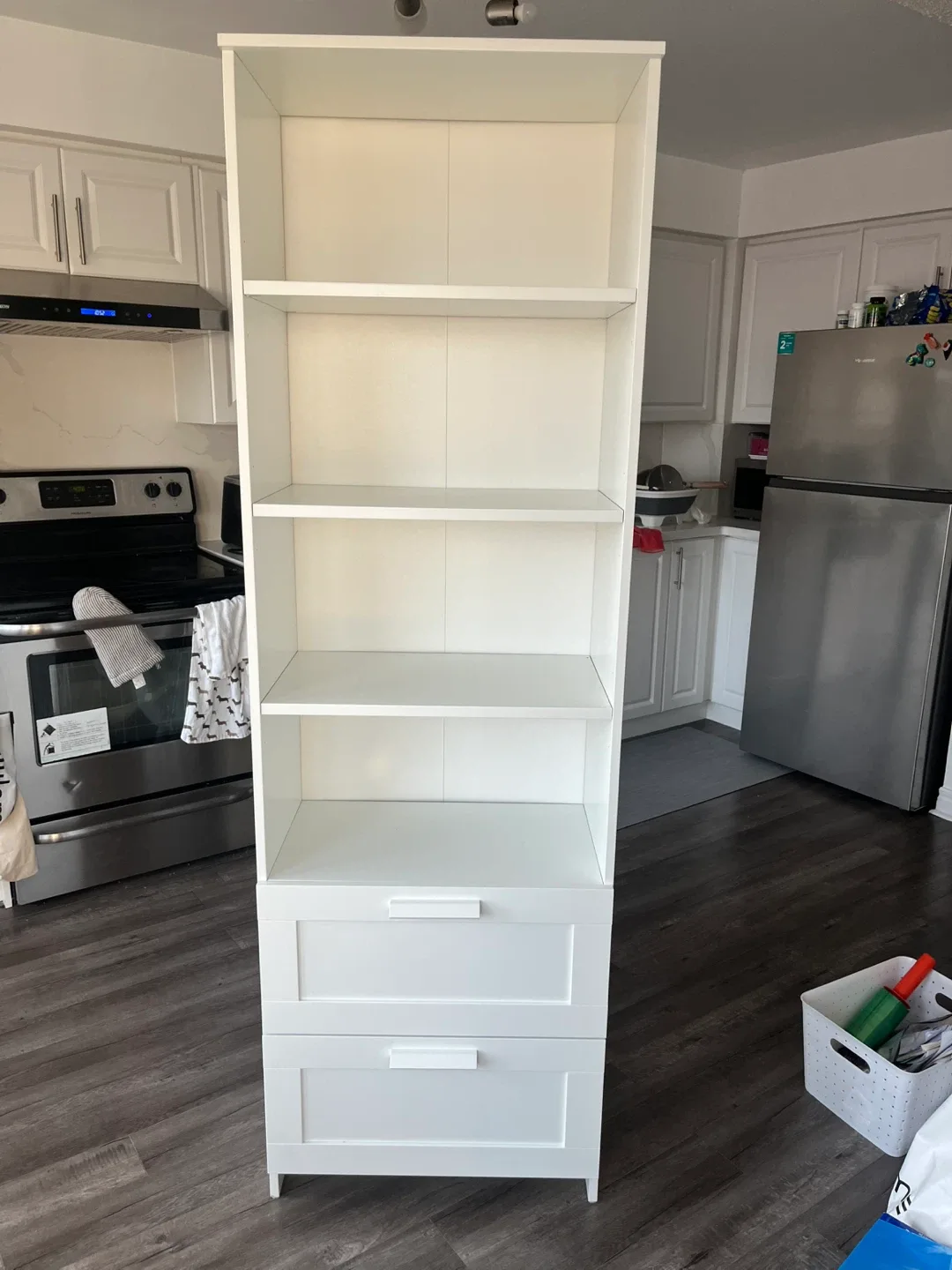 IKEA Billy Bookcase with Drawers - White