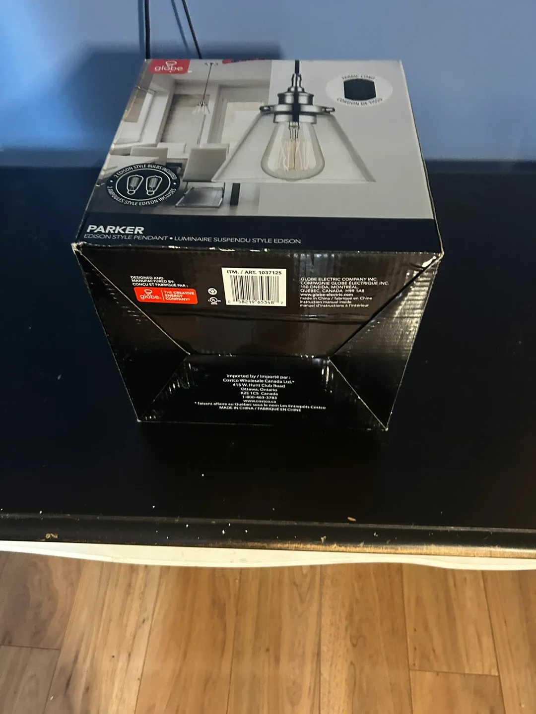 Cover  Edison Style Pendant light - New in Box!