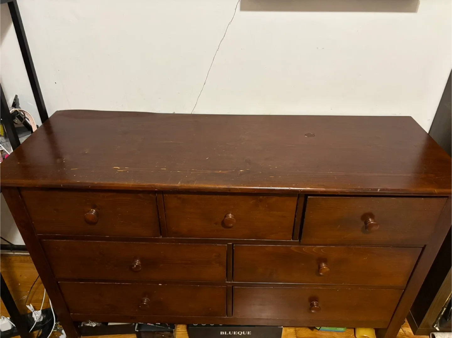 Brown Wood Dresser