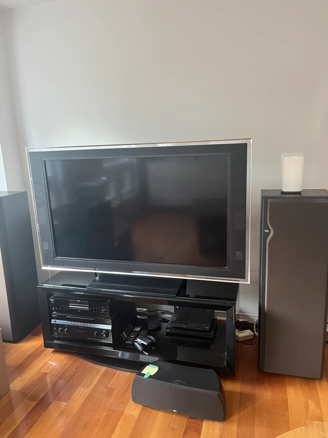 Sony TV, JBL Speakers & Entertainment Unit
