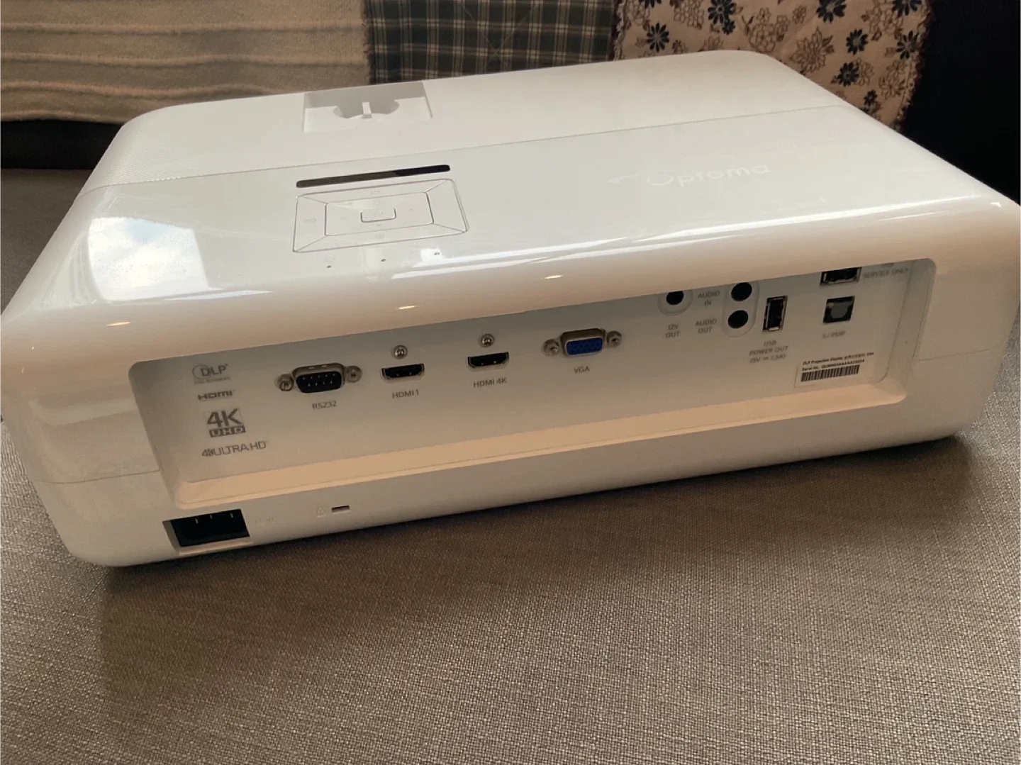 Optoma 4K UHD Projector image indicator(3)