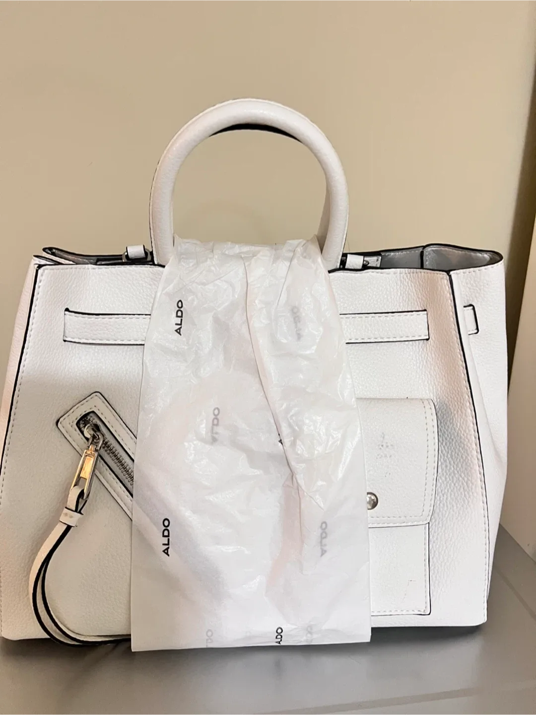 White Aldo Handbag image indicator(4)