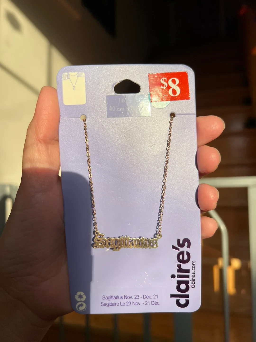 Claire's Zodiac Necklace