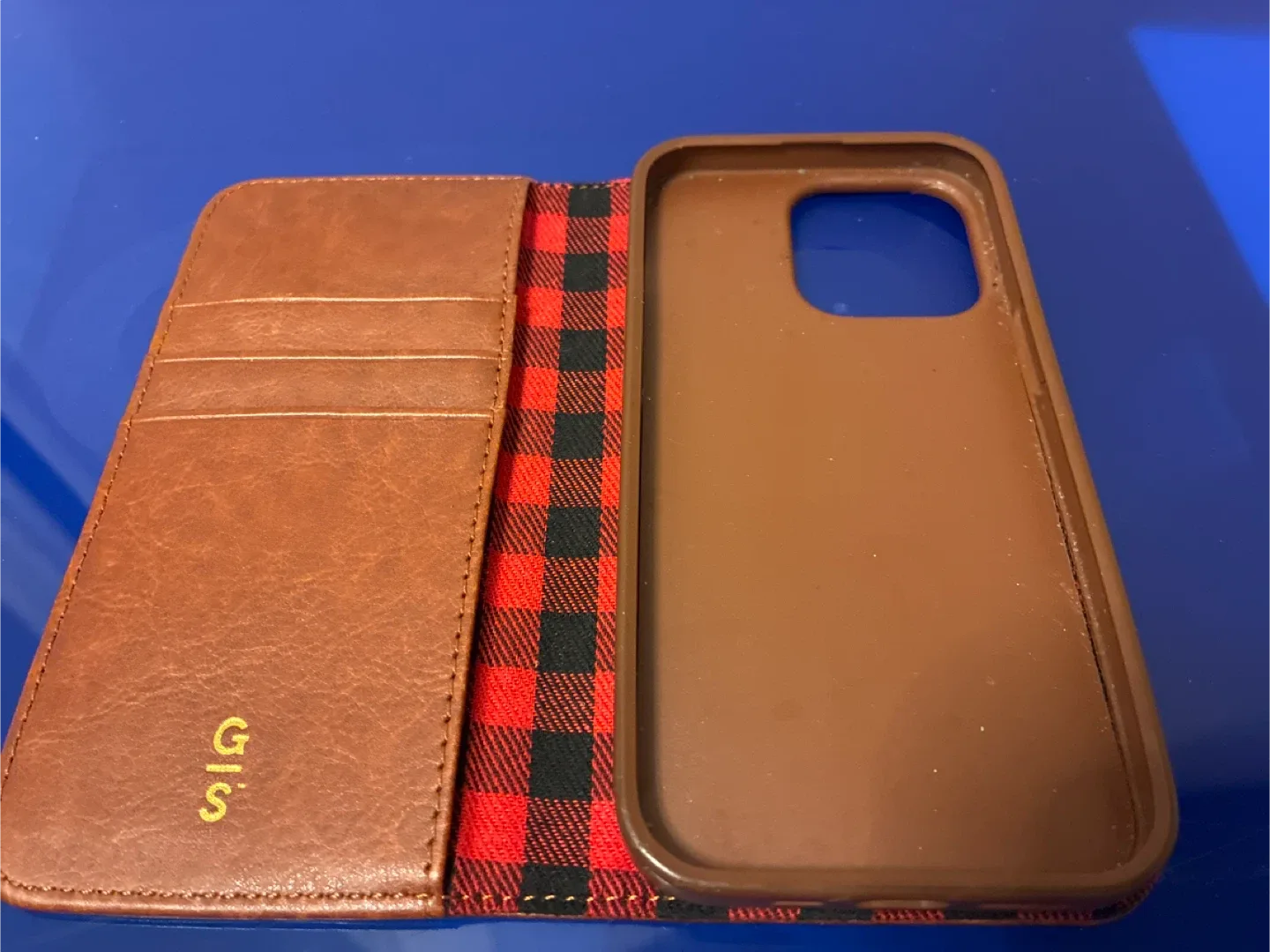 Brown Leather iPhone 13 Case