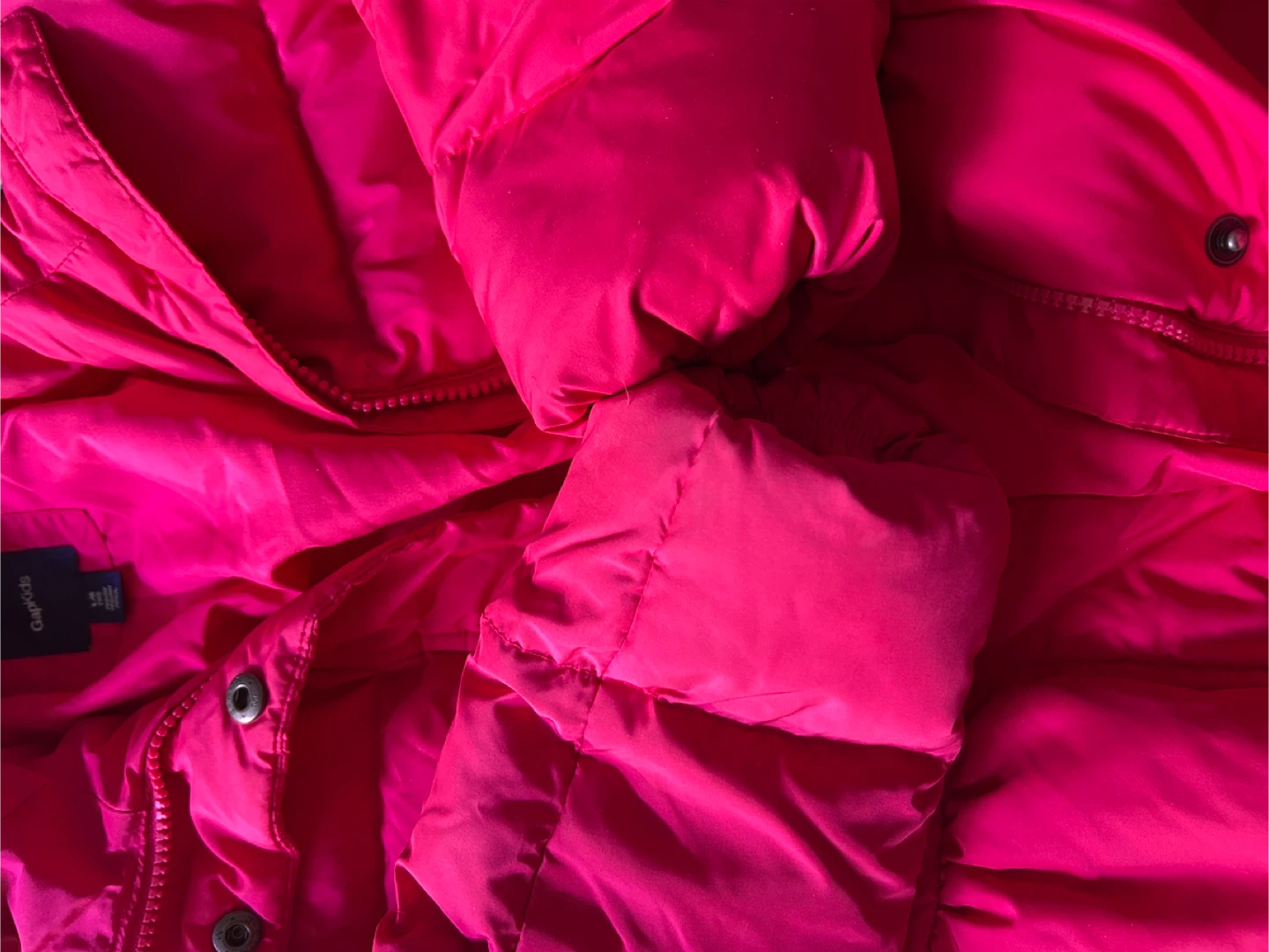 Gap Kids Down Jacket - Size L (10) - Pink - photo 3