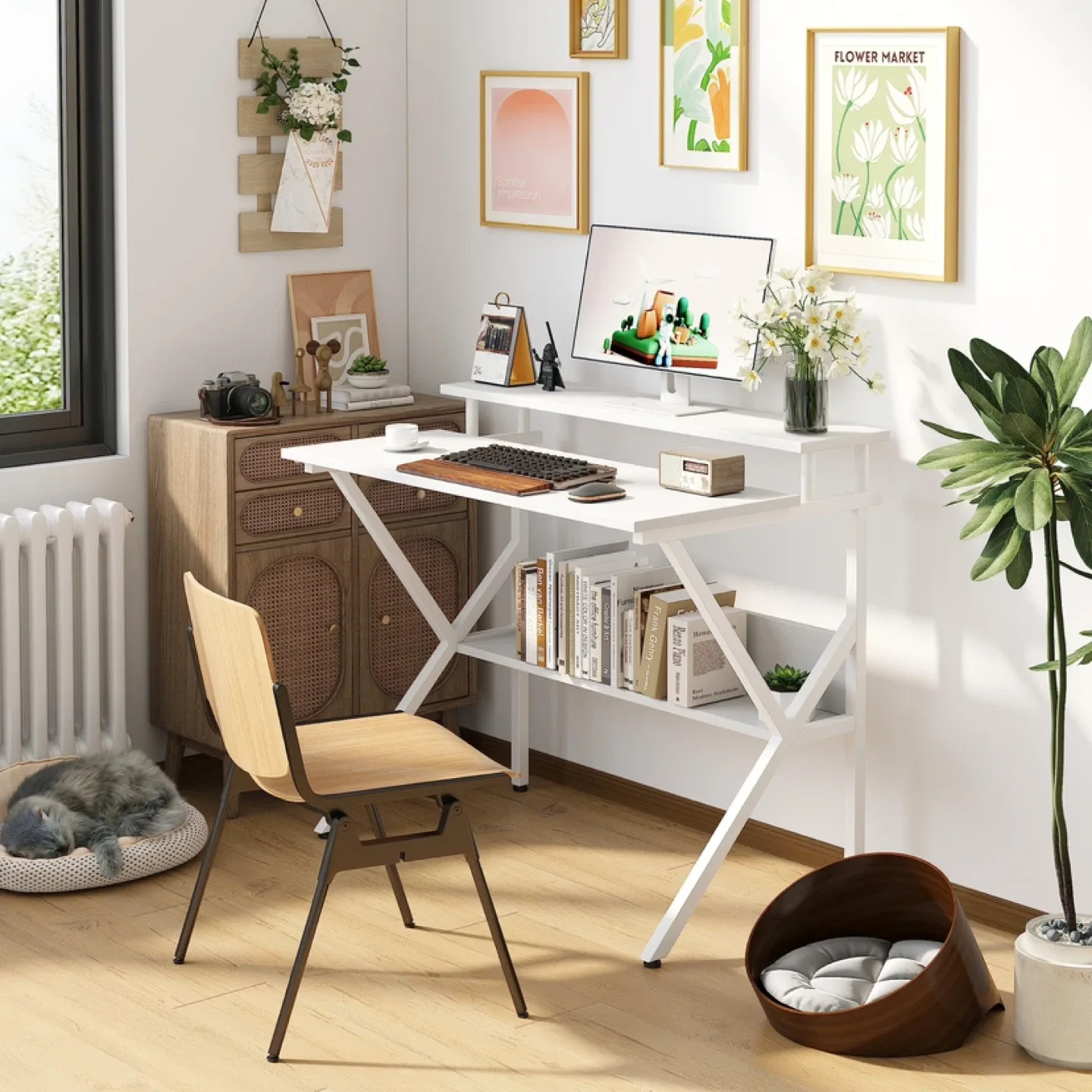 MEXIN 27'' Small Computer Desk, Home Office Desk