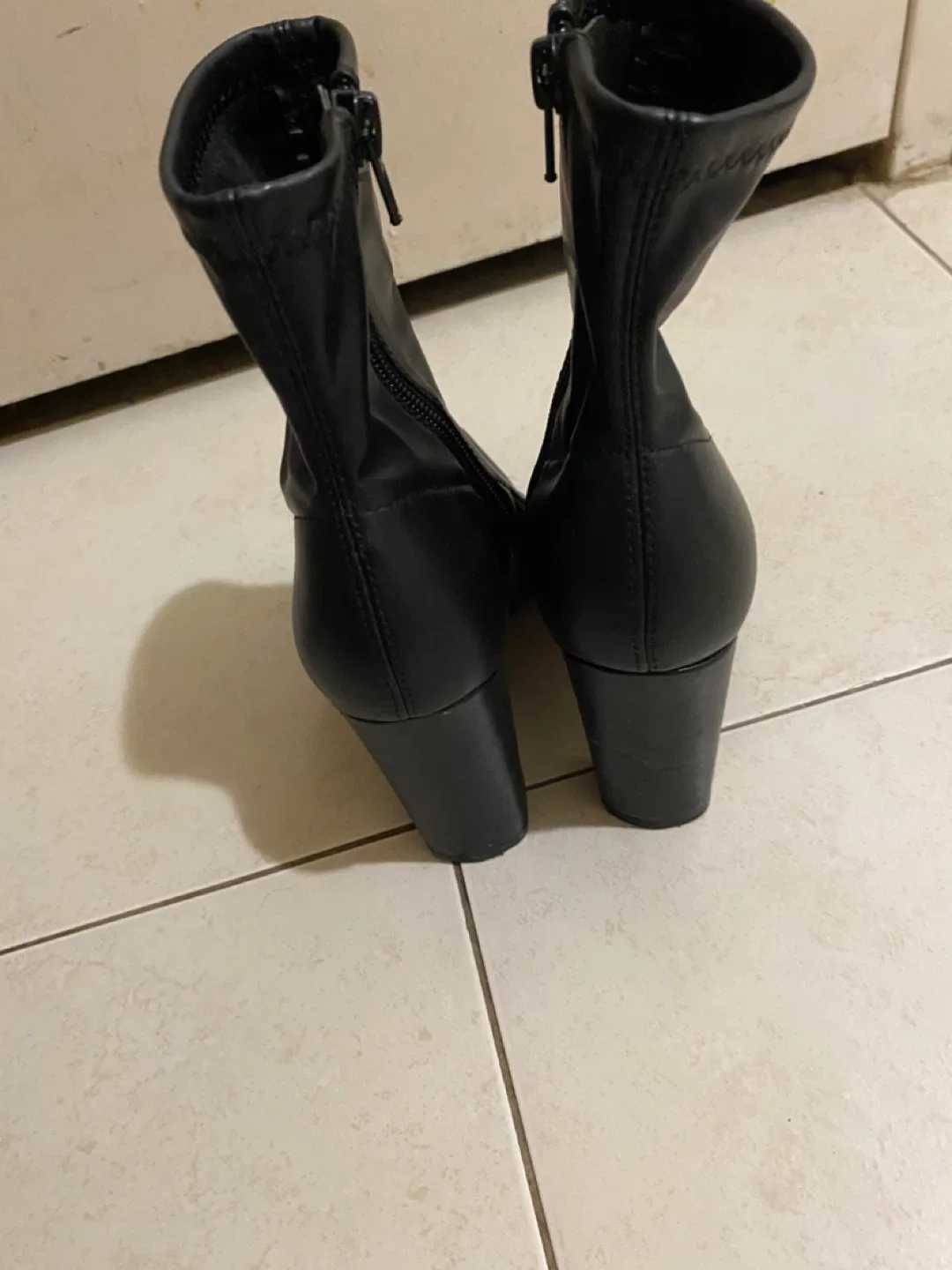 Aldo Black Heeled Ankle Boots image indicator(3)