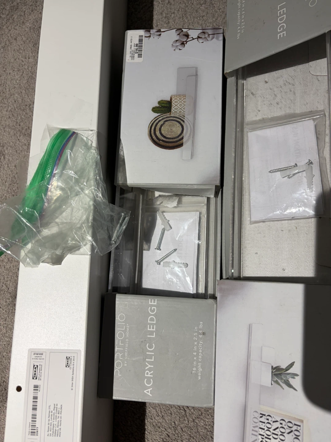 IKEA Mosslanda & Portfolio Acrylic Ledge - photo 4