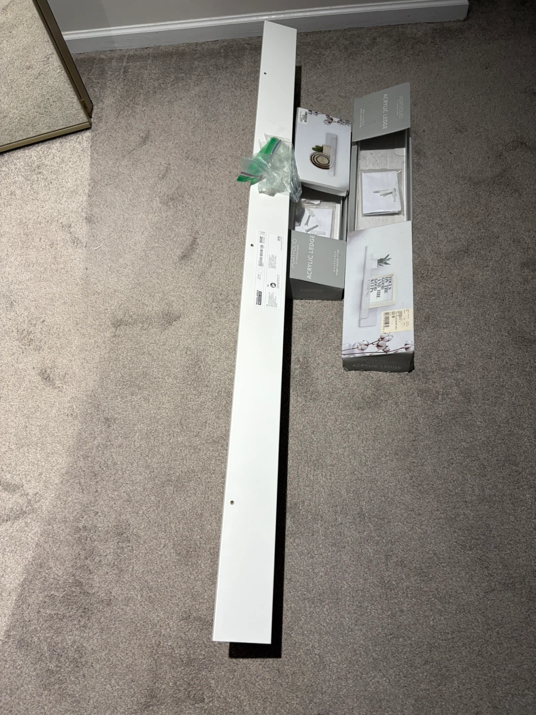 IKEA Mosslanda & Portfolio Acrylic Ledge