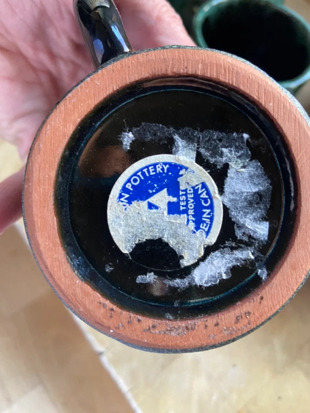 Vintage Blue Mountain Pottery Tea Set - Green image indicator(3)