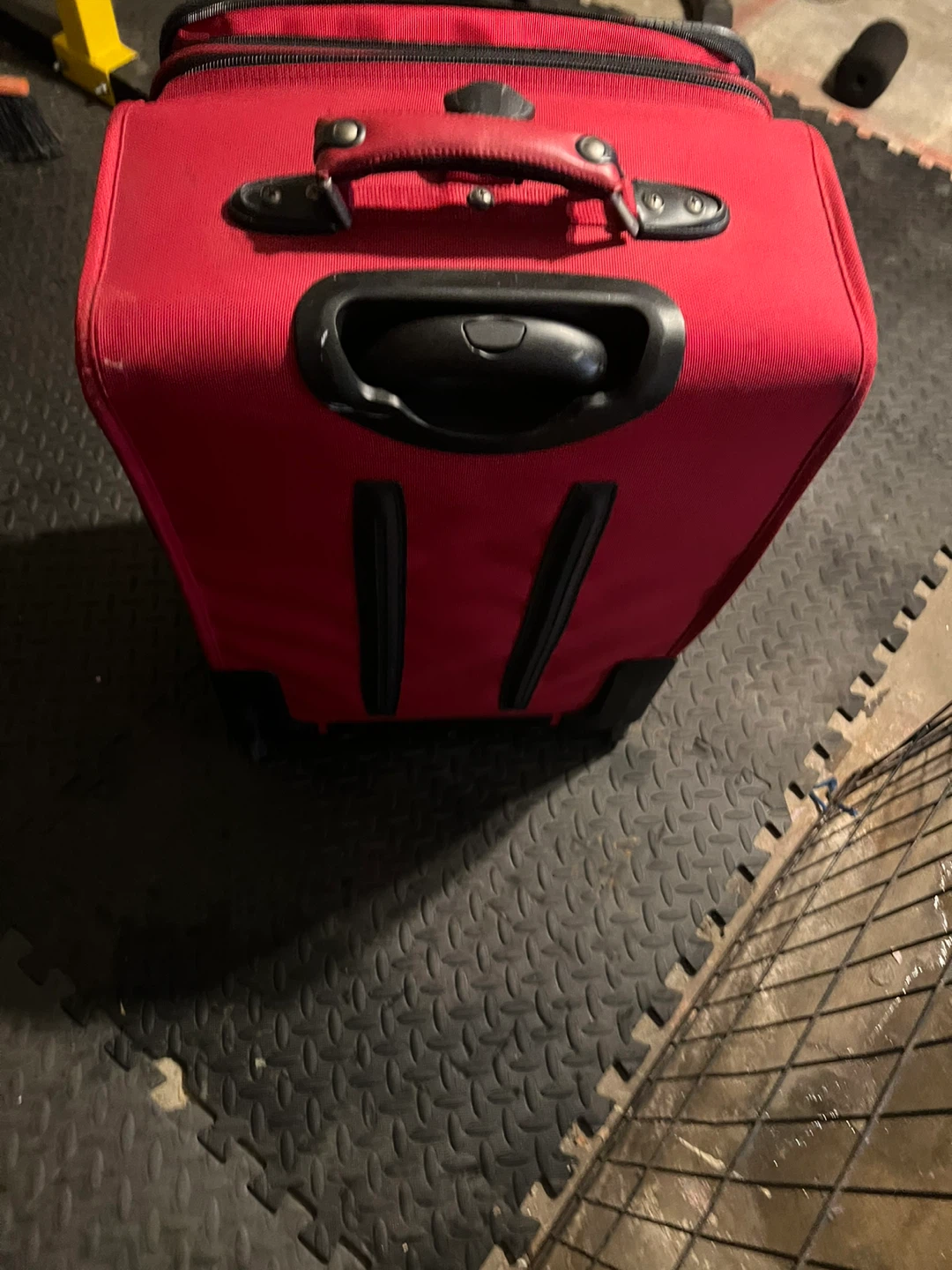 Red Rolling Suitcase, h26”x w16” - photo 2