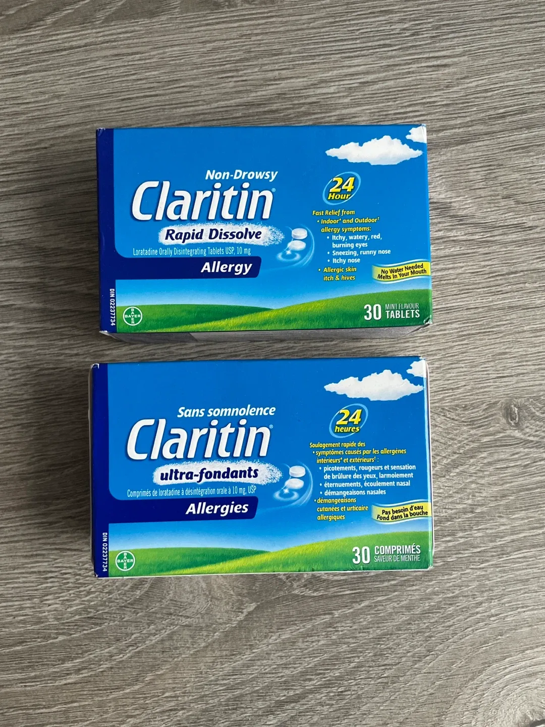 Unopened Claritin Allergy Tablets