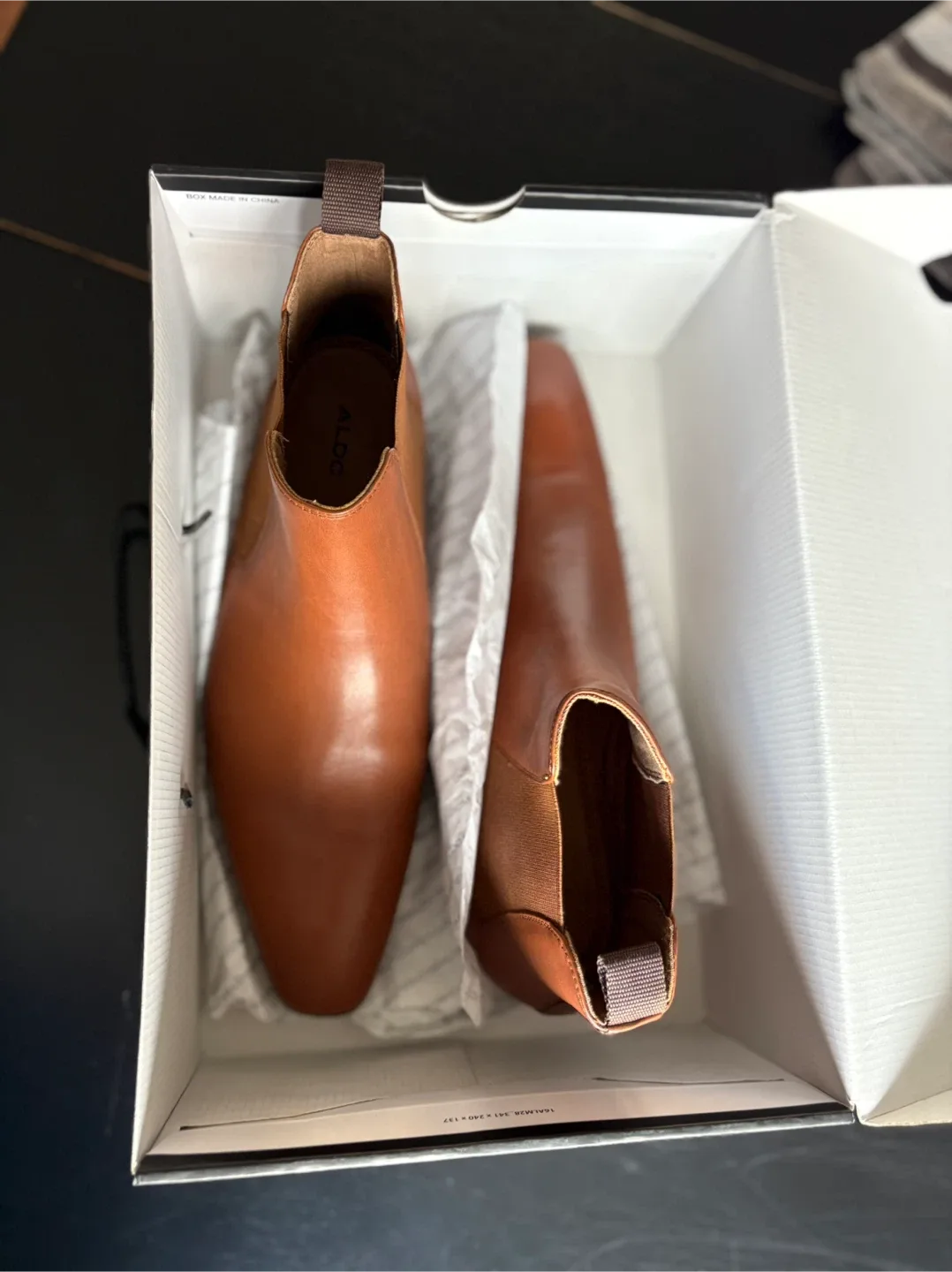 Brand new, never worn ALDO men’s chelsea boots image indicator(2)