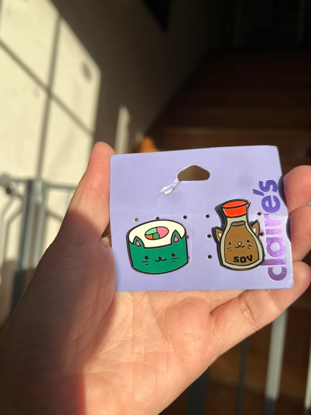 Claire's Pins - Sushi, Poppy, Butterfly $3 each image indicator(4)