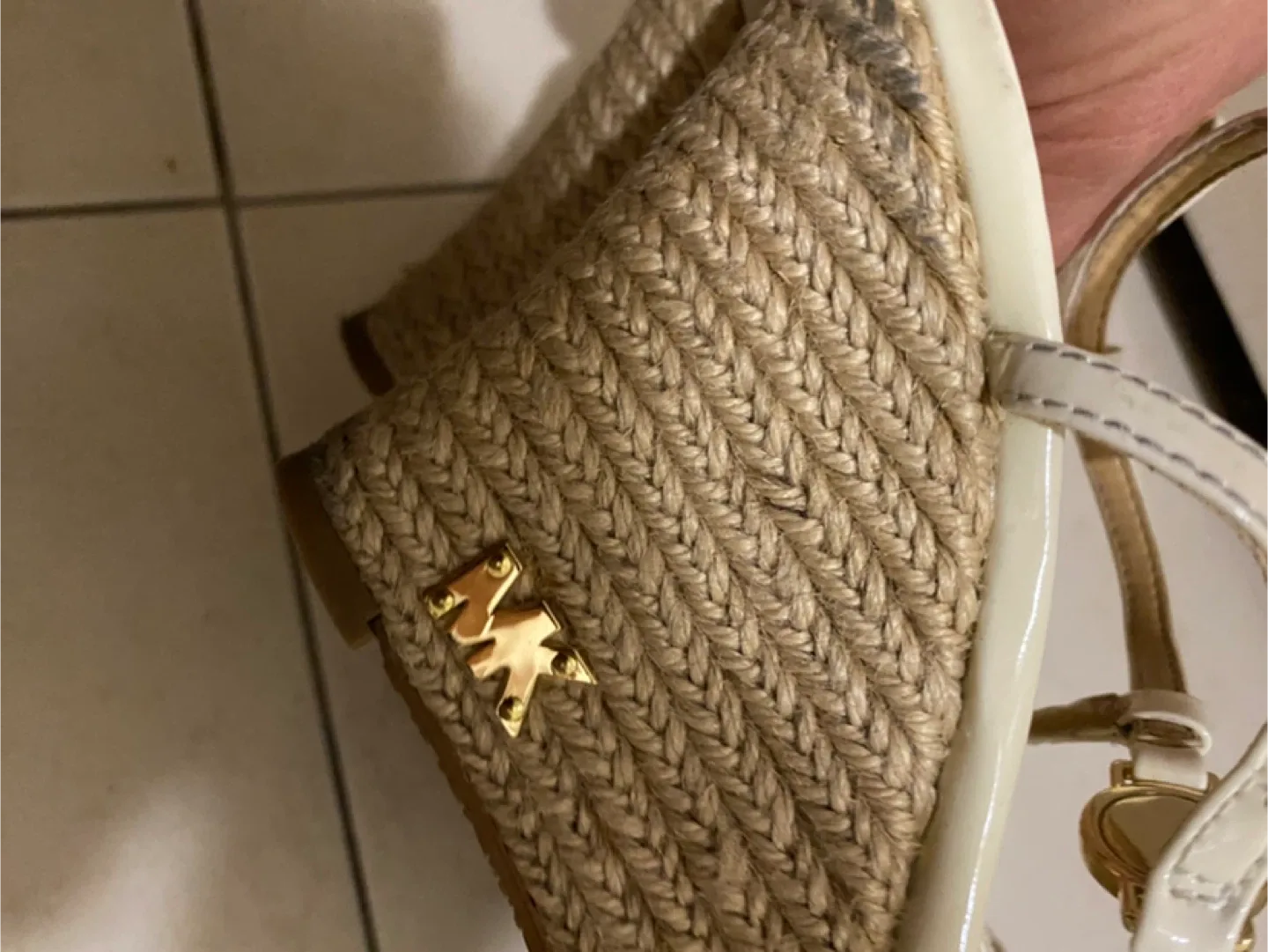 Michael Kors Cream Wedge Sandals image indicator(5)