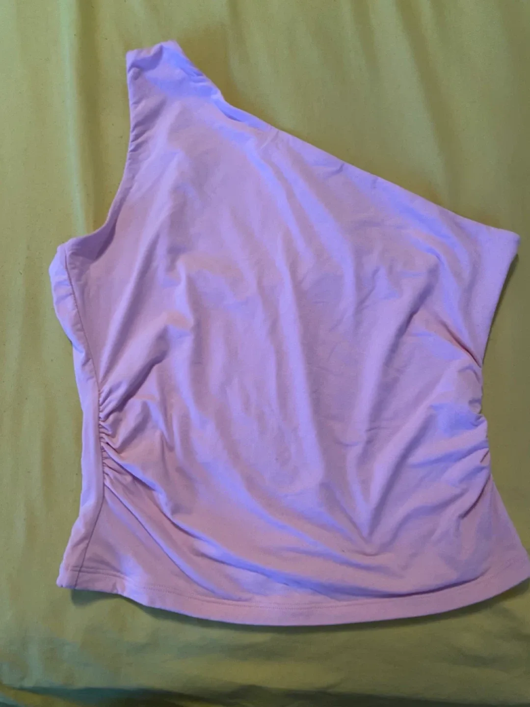 Lilac One-Shoulder Tank Top - Size M
