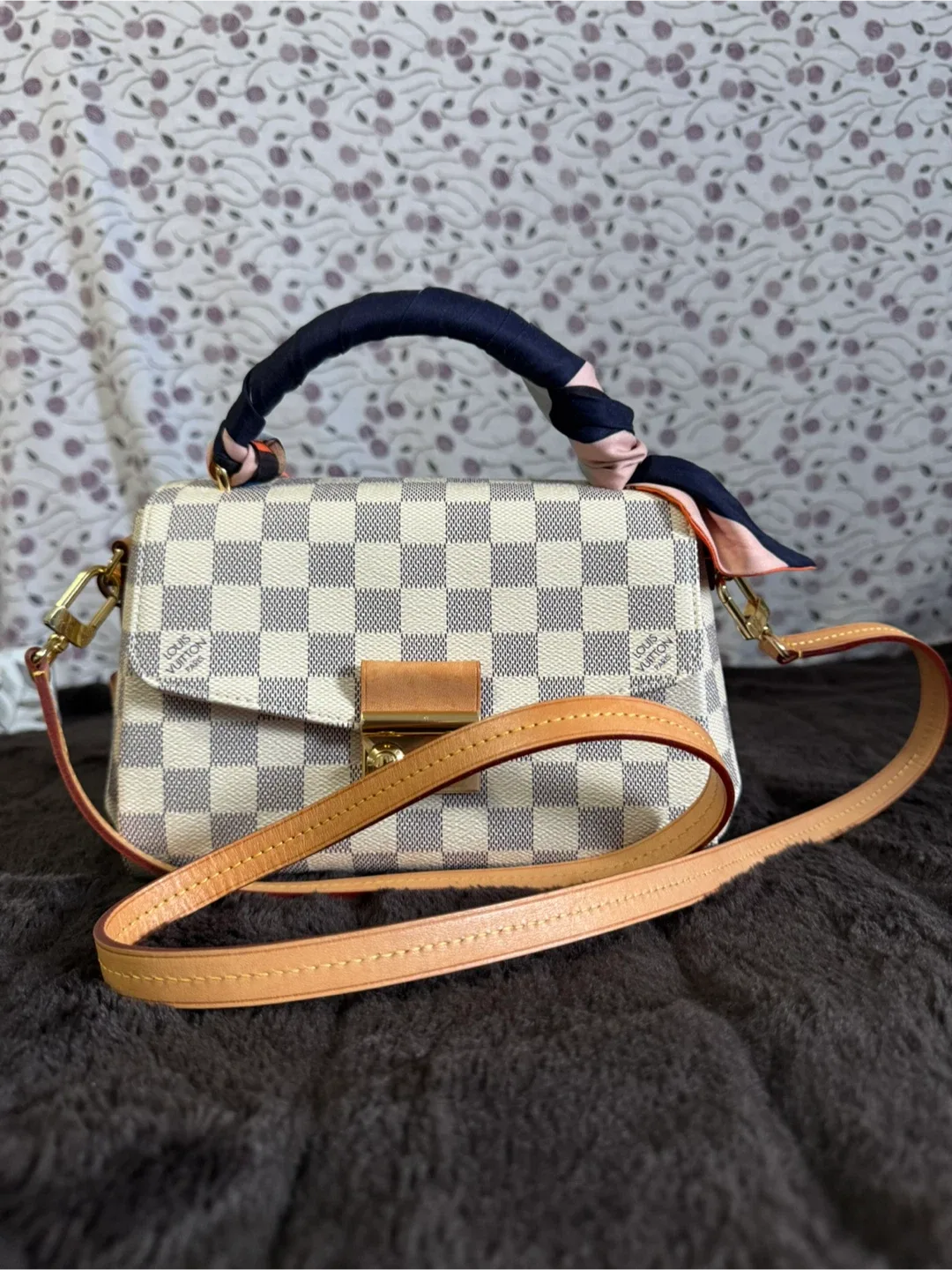 Louis Vuitton Damier Ebene Chain Bag