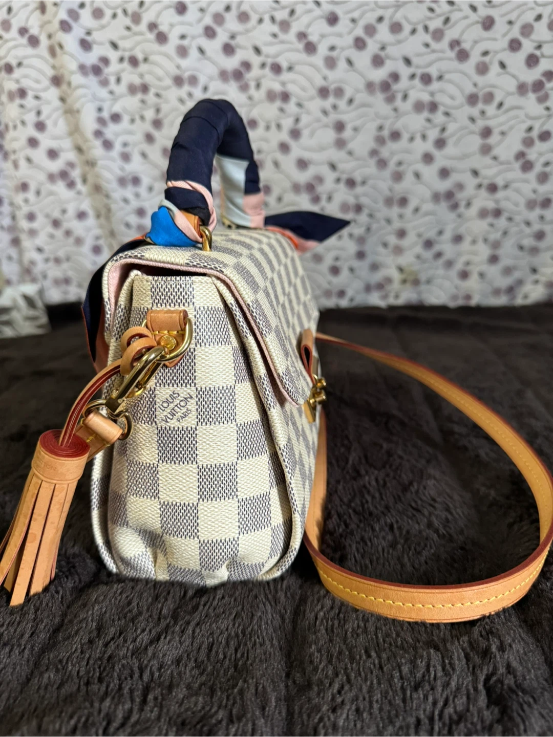 Louis Vuitton Damier Ebene Chain Bag - photo 2
