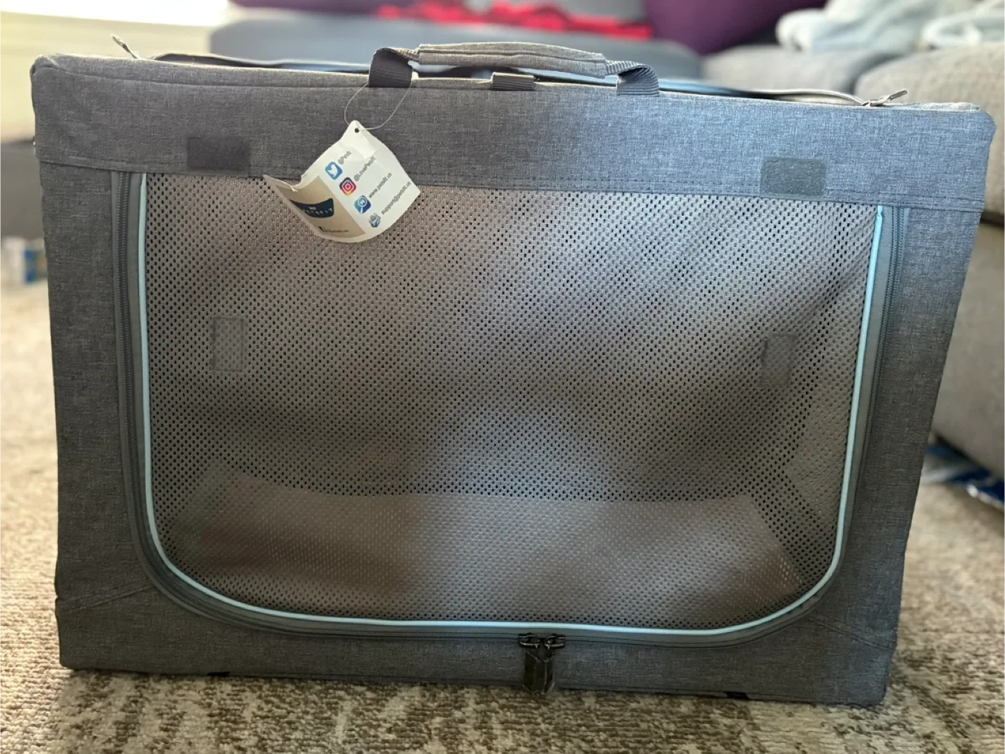 Soft Sided Dog Crate, Portable Dog Kennel image indicator(6)