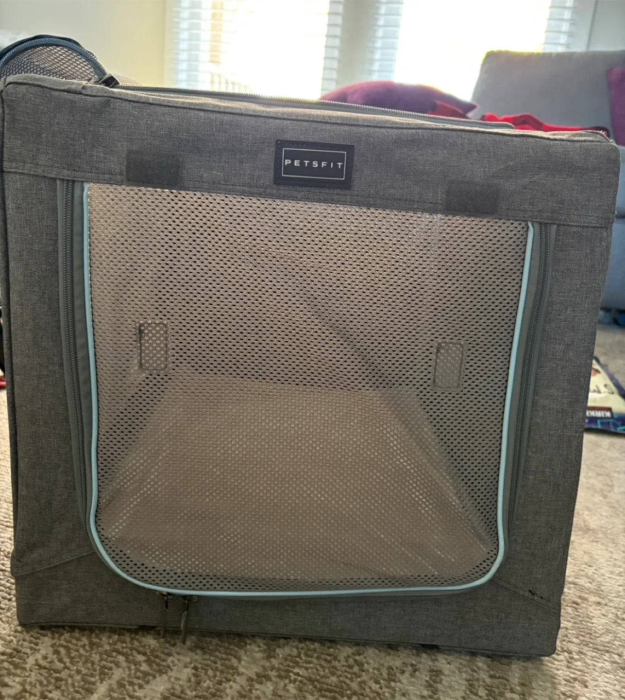 Soft Sided Dog Crate, Portable Dog Kennel image indicator(5)