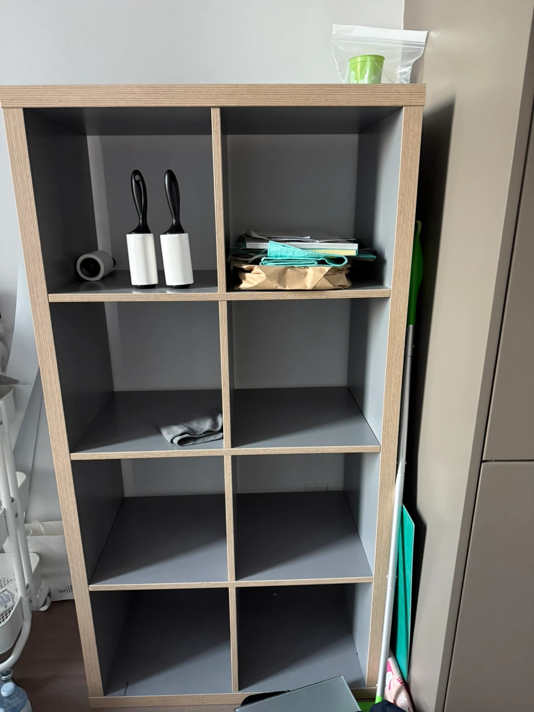 Grey 8-Cube Storage Shelf - photo 2