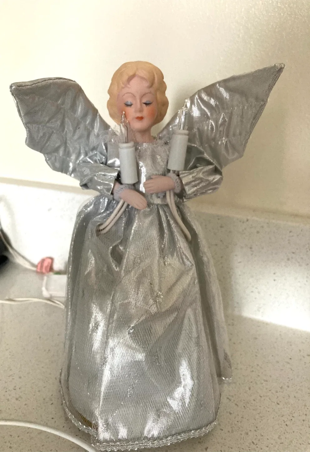 Vintage Angel Christmas Tree Topper