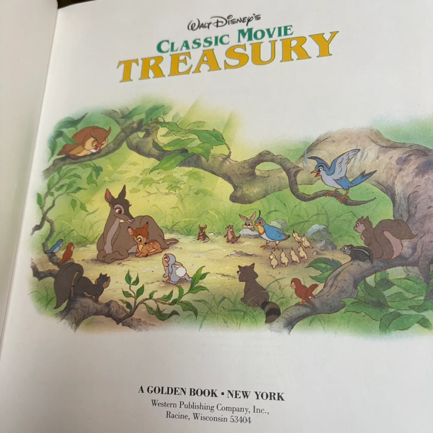 Walt Disney Classic Movie Treasury Vintage Hardcover Pic Book image indicator(4)